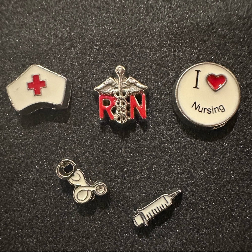Origami Owl Nursing Themed Mini Charm Set